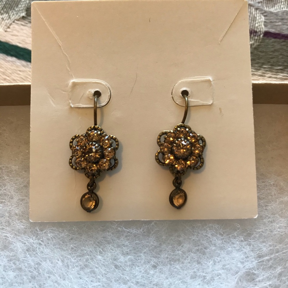 Kenny Ma Designs Citrine Drop Earrings